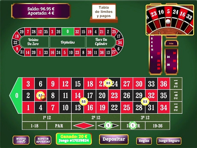 Ruleta activa